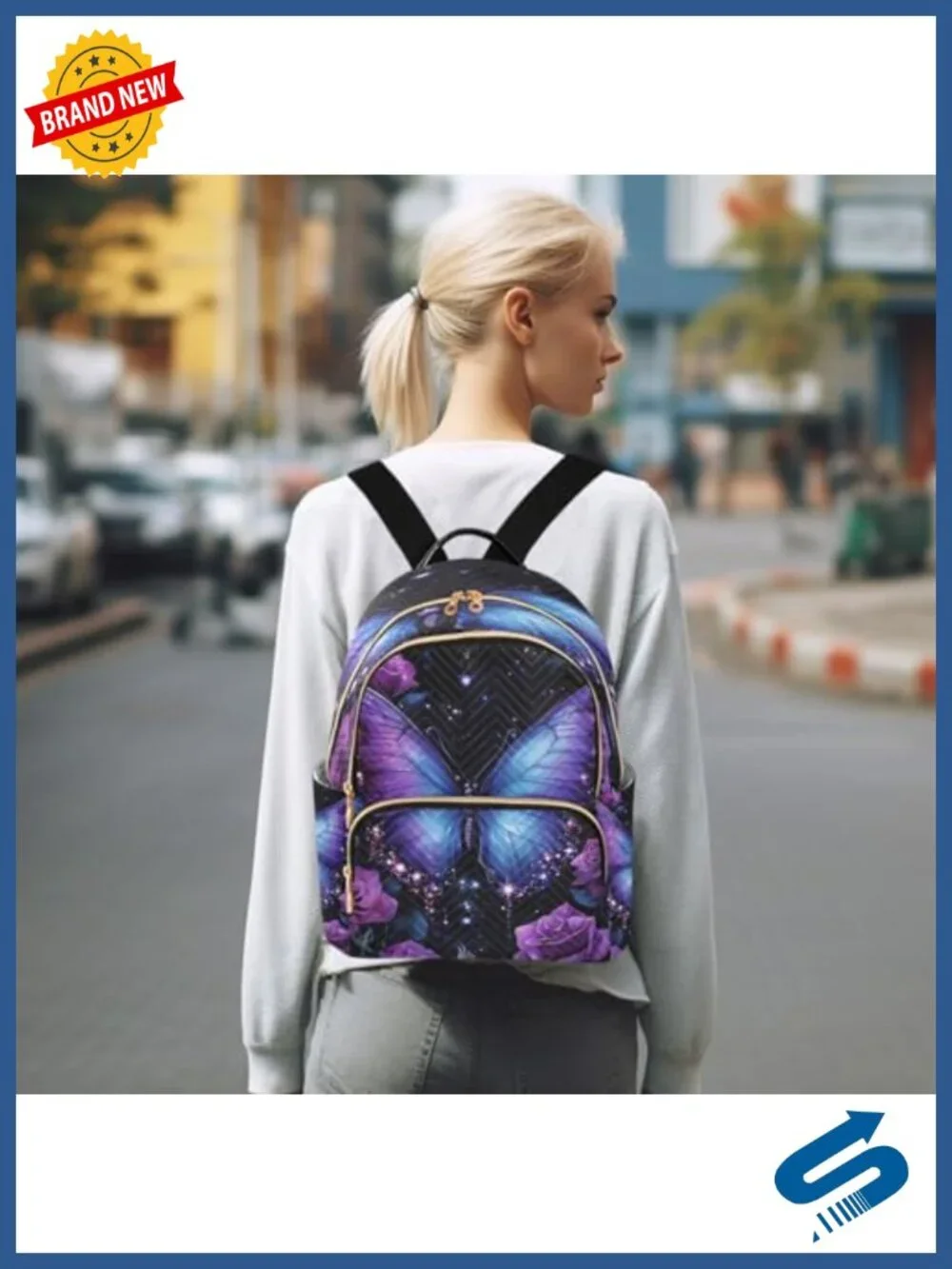 Large Capacity Backpack Purse Rucksack Travel Shoulder Bag Casual Daily